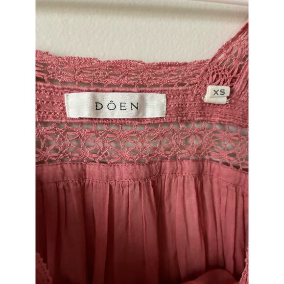 DOEN Seville Nightgown in Summer Mirage Midi Dress XS - Picture 8 of 11